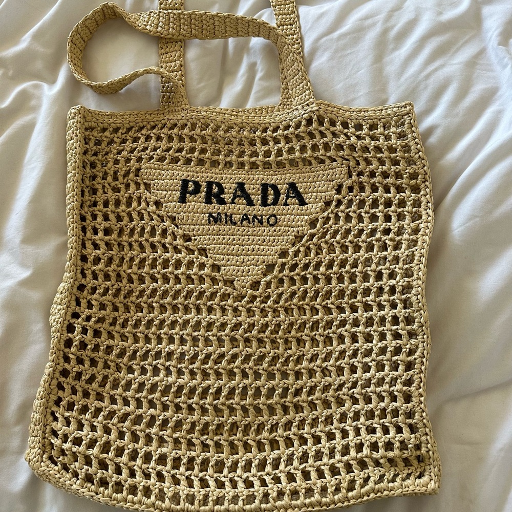COPY - Authentic Prada Raffia Bag